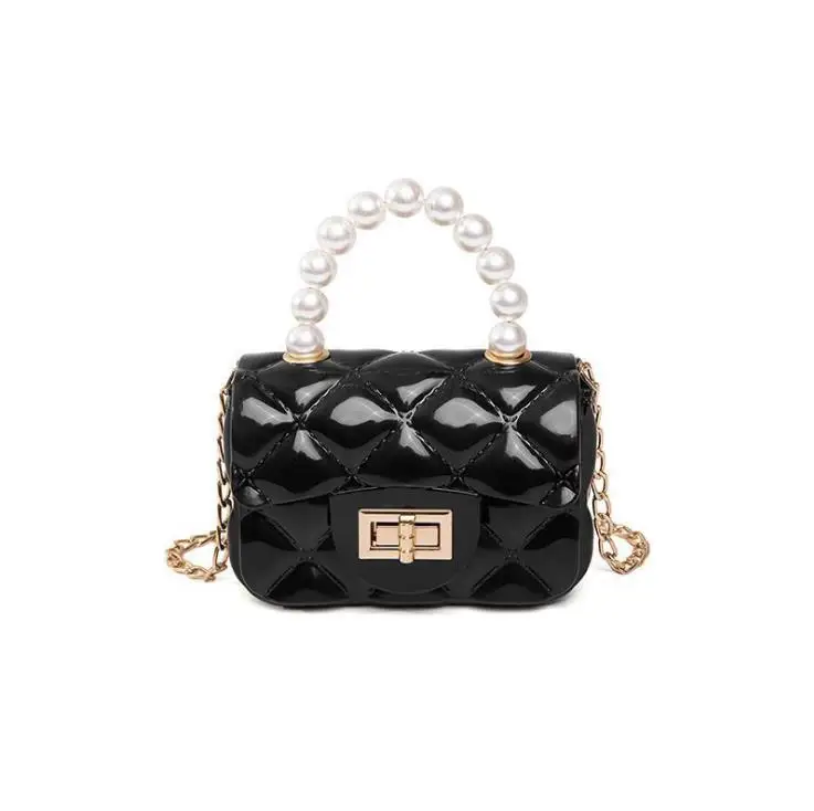Fashion Chains Satchel Summer Candy Color Shoulder Bag Pearl Handle Kids Jelly Mini Purse And Handbags Crossbody Bag For Girls, Customized color
Fashion Chains Satchel Summer Candy Color Shoulder Bag Pearl Handle Kids Jelly Mini Purse And Handbags Crossbody Bag For Girls, Customized color