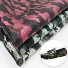 Recycled Embossed Matte Camouflage Synthetic Artificial Pvc Pu Leather Fabric Material For Sofa