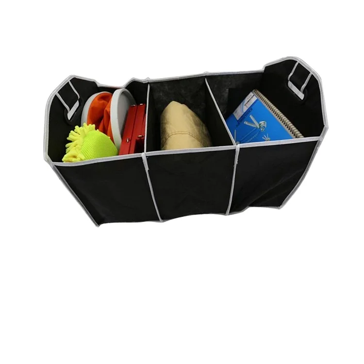 Car Trunk Organizer foldable Large capacity storage box for car with lid, Black or customized
Car Trunk Organizer foldable Large capacity storage box for car with lid, Black or customized