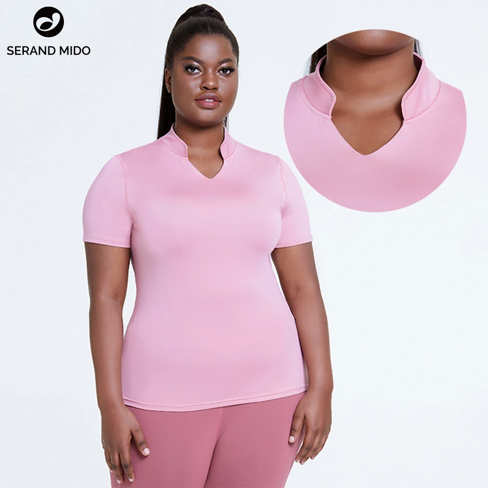 Plus Size T shirts Active Wear Big Women Yoga Fitness Shirts Ladies Sports Workout Top Female Running Tee Gym t-Shirt
Plus Size T shirts Active Wear Big Women Yoga Fitness Shirts Ladies Sports Workout Top Female Running Tee Gym t-Shirt