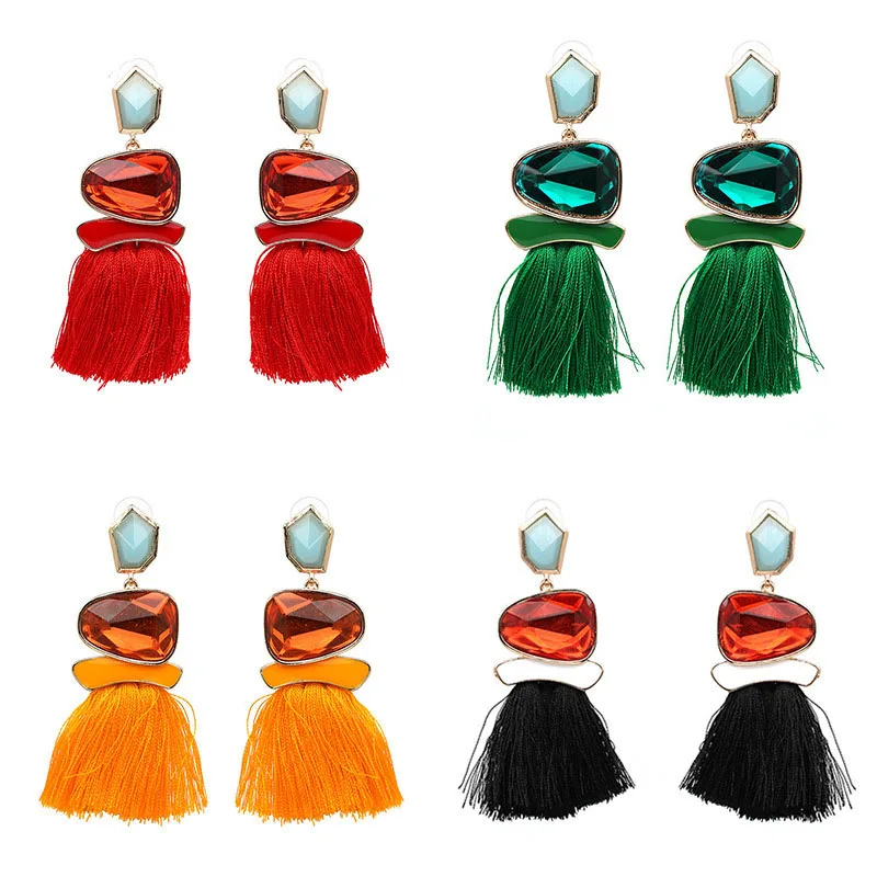 Black White Red Tassel Pink Black Purple Earrings Ethnic Tassel Dangle Earrings for Women Jewelry Accessories
Black White Red Tassel Pink Black Purple Earrings Ethnic Tassel Dangle Earrings for Women Jewelry Accessories