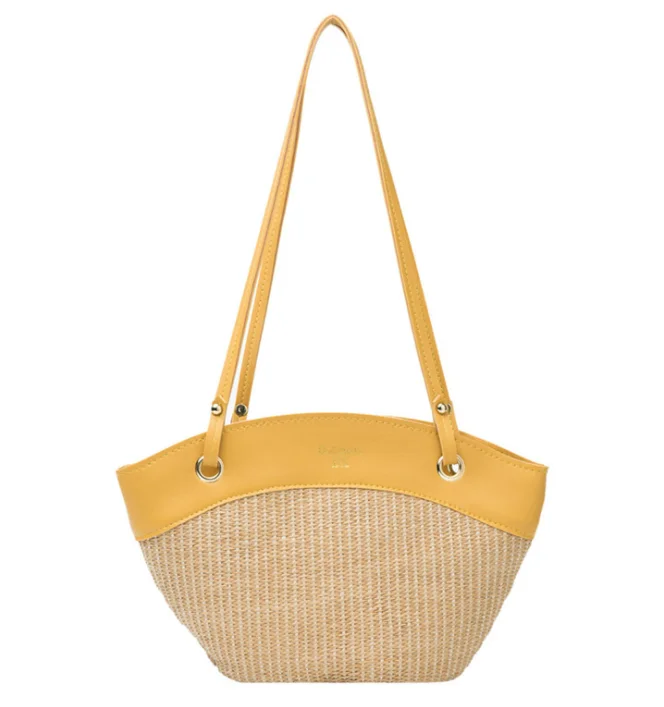 New Round Rattan Bag Beach Shoulder Tote Bag Fashion Art And Fresh Female Wholesale Straw Bags with lace 
New Round Rattan Bag Beach Shoulder Tote Bag Fashion Art And Fresh Female Wholesale Straw Bags with lace