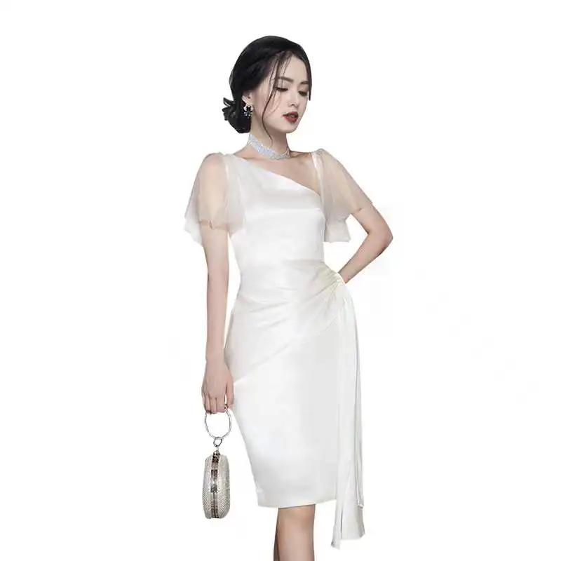 2021 Summer Fashion evening dresses brother pe design Tulle Ruffle Elegant Women Evening Dinner Dress
2021 Summer Fashion evening dresses brother pe design Tulle Ruffle Elegant Women Evening Dinner Dress