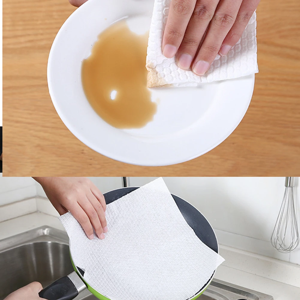 Lazy wet dry kitchen cloth cleaning dish towel non-woven disposable wiping cloth, White color
Lazy wet dry kitchen cloth cleaning dish towel non-woven disposable wiping cloth, White color