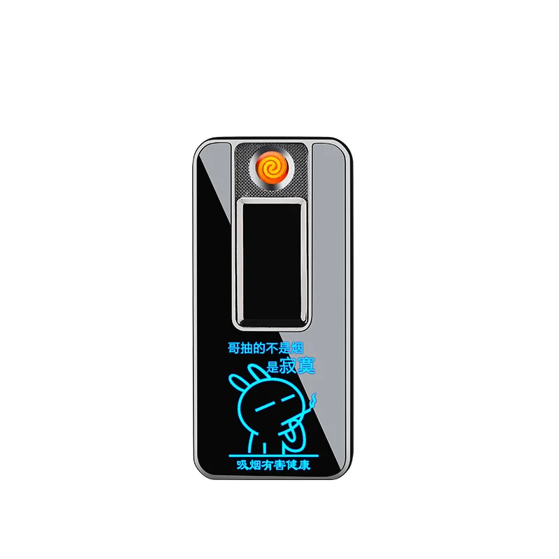 DB-2223 Free Custom Logo Lighter Creative Electronic Windproof USB Lighter with LED Screen, As picture
DB-2223 Free Custom Logo Lighter Creative Electronic Windproof USB Lighter with LED Screen, As picture