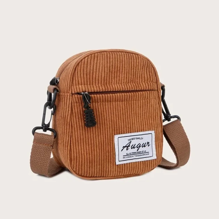 Customized Multicolor Women Brown Cute Square Single Shoulder Small Corduroy Crossbody Bags, Customer color
Customized Multicolor Women Brown Cute Square Single Shoulder Small Corduroy Crossbody Bags, Customer color