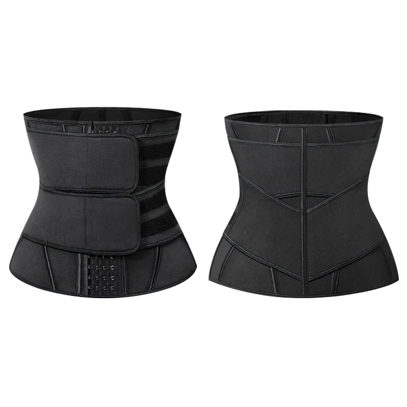Neoprene button women corset double belt waist trainer for women weight loss, Customized color
Neoprene button women corset double belt waist trainer for women weight loss, Customized color