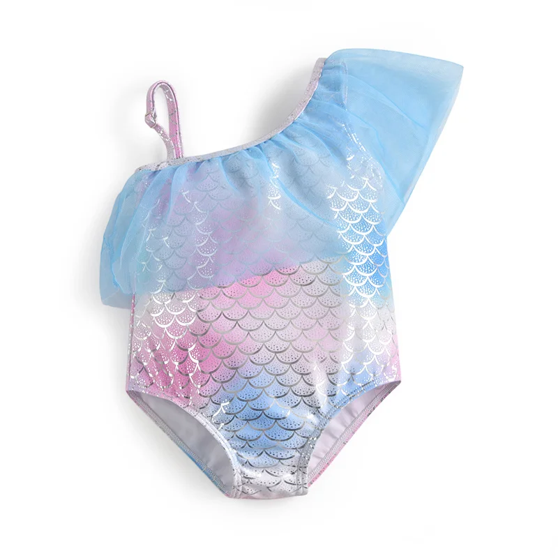 2021Toddler Girls Simwsuit Infant Mermaid Tulle One Shoulder Bikini Set Children Beach Wear Bathing Suit Wholesale Swimwear
2021Toddler Girls Simwsuit Infant Mermaid Tulle One Shoulder Bikini Set Children Beach Wear Bathing Suit Wholesale Swimwear