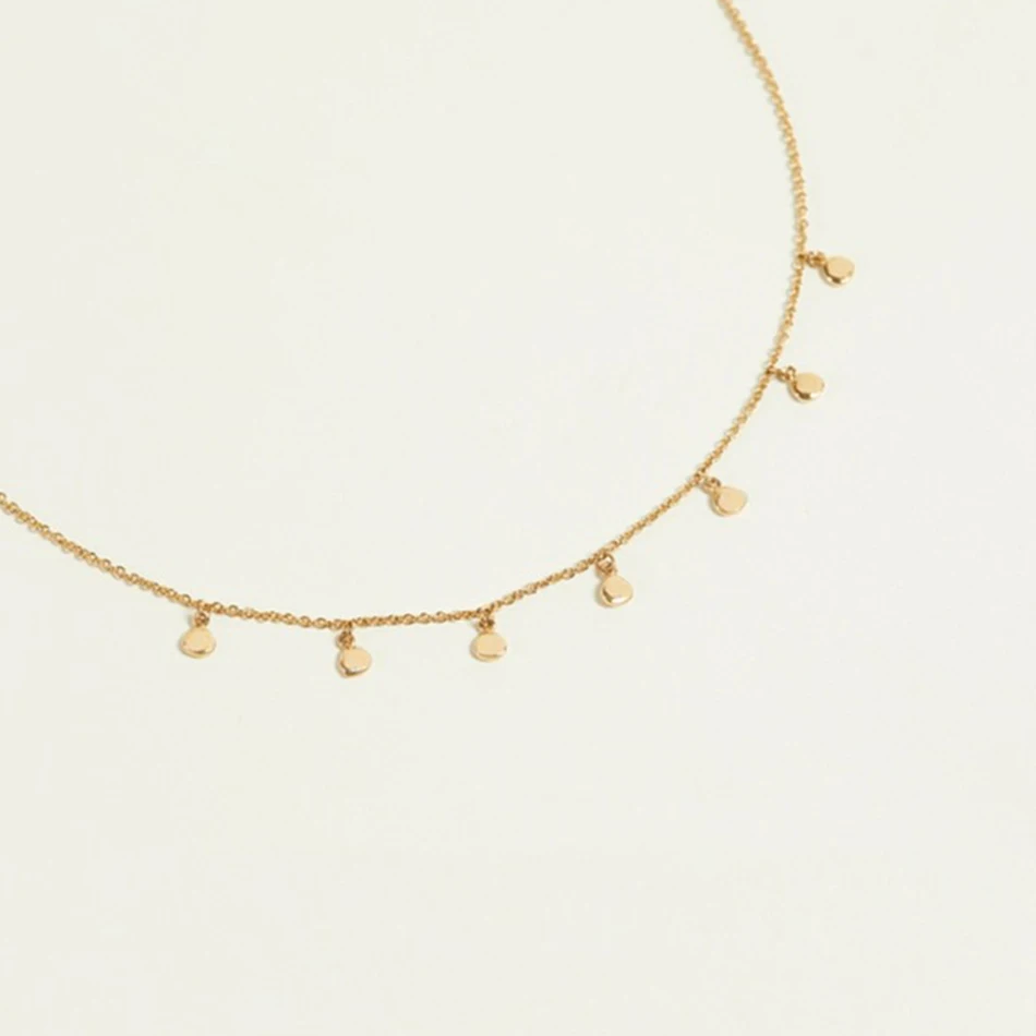 Wholesale 18k Gold Fashion Jewelry 925 Sterling Silver Coin Charms Necklace For Women
Wholesale 18k Gold Fashion Jewelry 925 Sterling Silver Coin Charms Necklace For Women