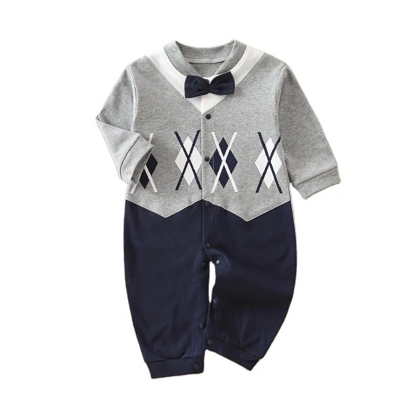 Ins Hot Sale Gentleman Style Autumn Kids Clothing Long Sleeve Baby Boys Rompers Newborn Cotton Jumpsuit
Ins Hot Sale Gentleman Style Autumn Kids Clothing Long Sleeve Baby Boys Rompers Newborn Cotton Jumpsuit