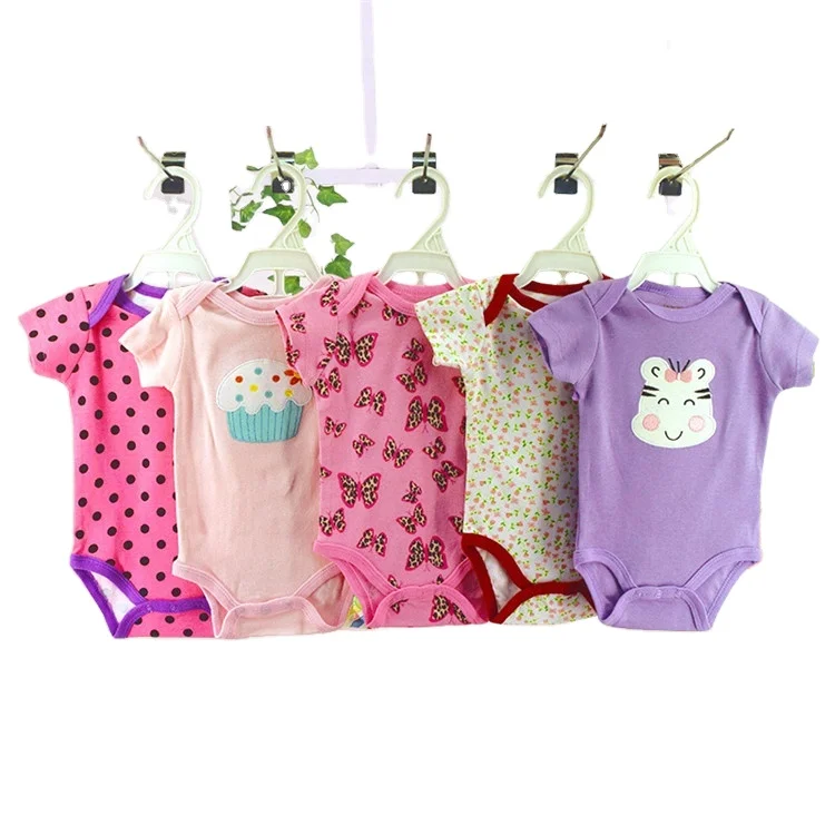 Summer 5 Pieces Short Sleeves Baby Boys' Rompers Cotton Bodysuits Baby Clothes Set New Born Baby Clothes
Summer 5 Pieces Short Sleeves Baby Boys' Rompers Cotton Bodysuits Baby Clothes Set New Born Baby Clothes