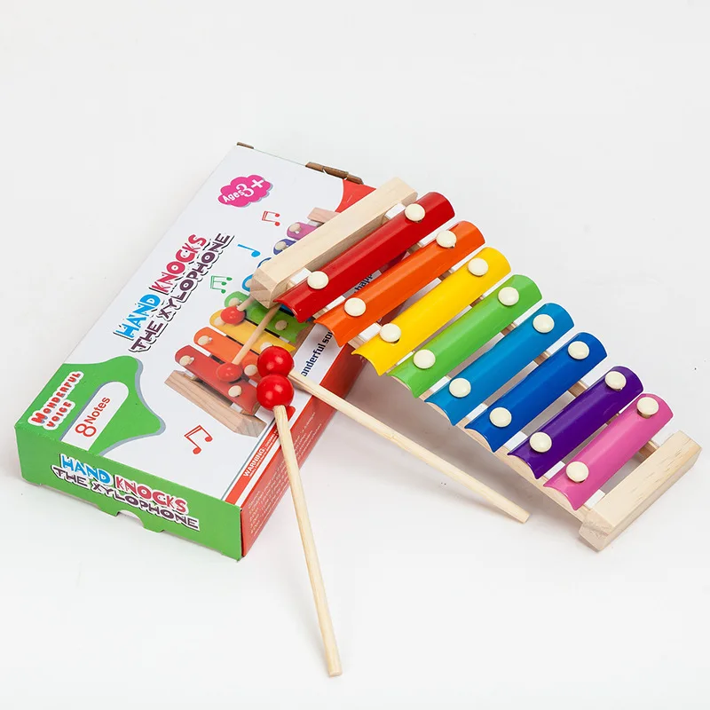 Wholesale Phonics Wooden Octave Hand Knocking Piano Baby Early Educational Musical xylophone Instruments Toys
Wholesale Phonics Wooden Octave Hand Knocking Piano Baby Early Educational Musical xylophone Instruments Toys