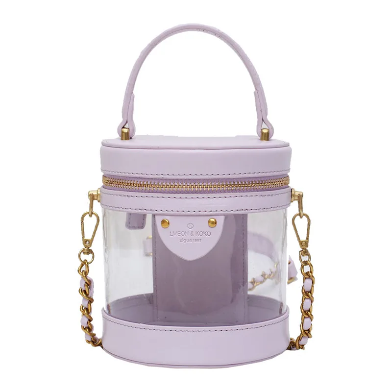Fashion Designers Transparent PVC Leather Girls Round Clutch Chain Zipper Crossbody Bag Kids Jelly Women Purses and Handbags, 4 colors
Fashion Designers Transparent PVC Leather Girls Round Clutch Chain Zipper Crossbody Bag Kids Jelly Women Purses and Handbags, 4 colors