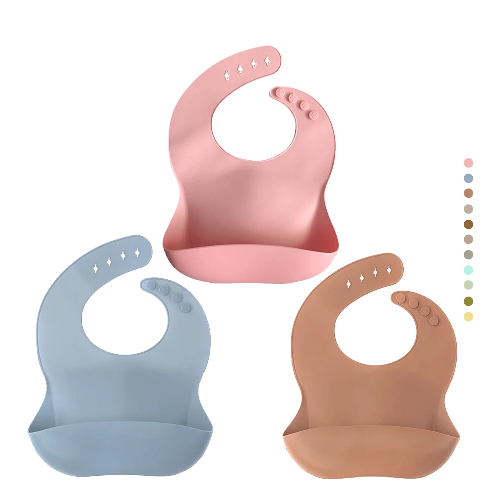 Wholesale Customized Food Grade Soft Easily Wiped Clean Bavoir en silicone baby bibs waterproof, Orange, walnut, brown, green, rice, pink, gray, blue, red, walnut
Wholesale Customized Food Grade Soft Easily Wiped Clean Bavoir en silicone baby bibs waterproof, Orange, walnut, brown, green, rice, pink, gray, blue, red, walnut