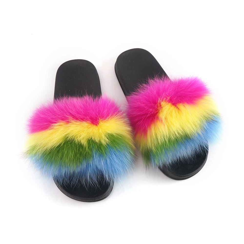 2022 wholesale women raccoon fur slides real fox fur slides custom fur slippers for ladies rainbow women shoes
2022 wholesale women raccoon fur slides real fox fur slides custom fur slippers for ladies rainbow women shoes