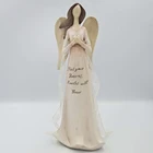 Hot sale personalized popular handmade angel status home decor religious christmas angel polyresin figurine