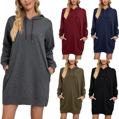 High Quality Blank Streetwear Women Oversize Hoodie Pullover Sweatshirt Dress For Girl
High Quality Blank Streetwear Women Oversize Hoodie Pullover Sweatshirt Dress For Girl