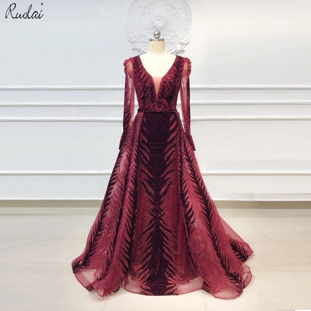 OEV-L4278 Luxury Muslim Long Sleeve Velvet Lace party dresses women Evening Dress, As picture
OEV-L4278 Luxury Muslim Long Sleeve Velvet Lace party dresses women Evening Dress, As picture