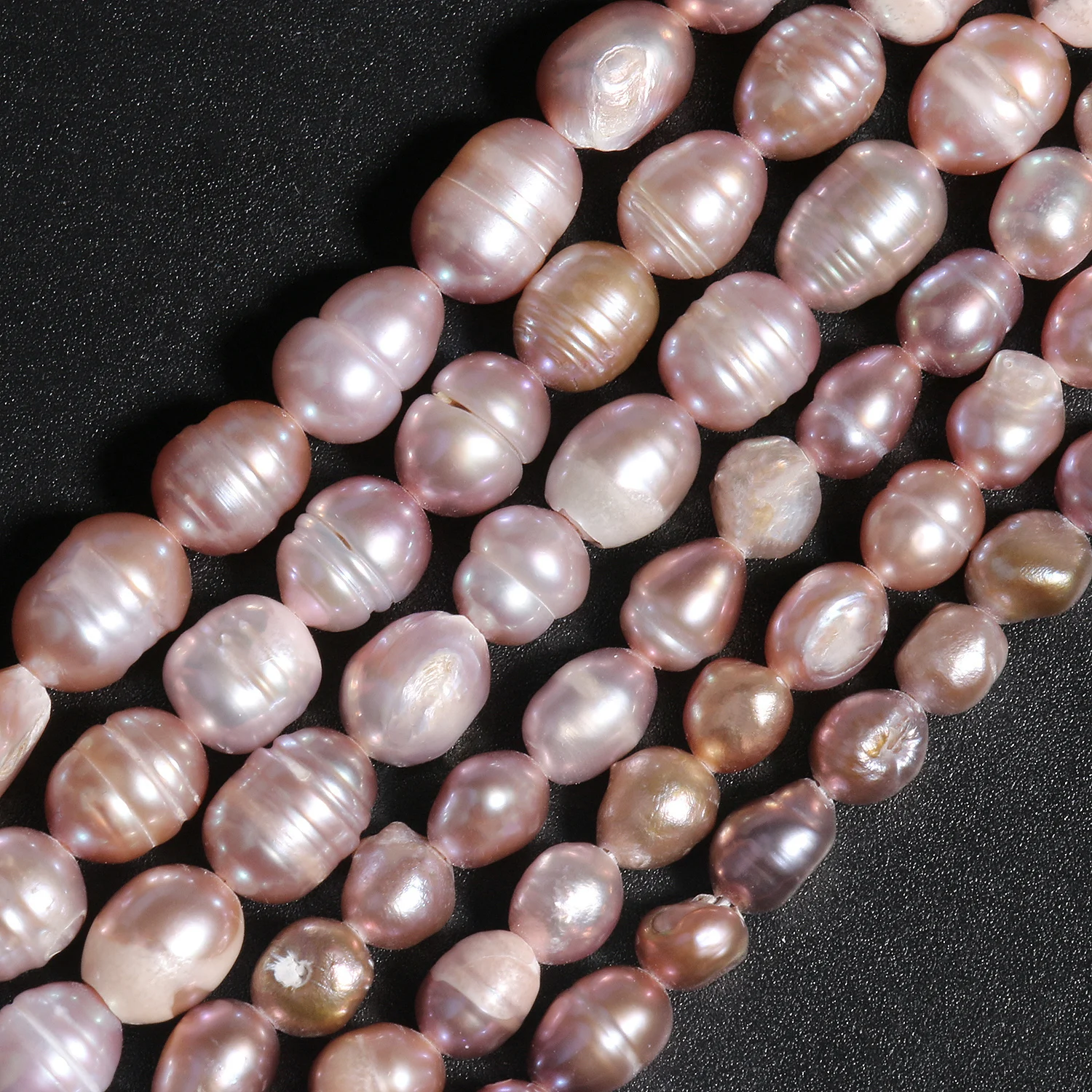High quality rice shaped loose purple natural freshwater pearl beads for jewellery making
High quality rice shaped loose purple natural freshwater pearl beads for jewellery making