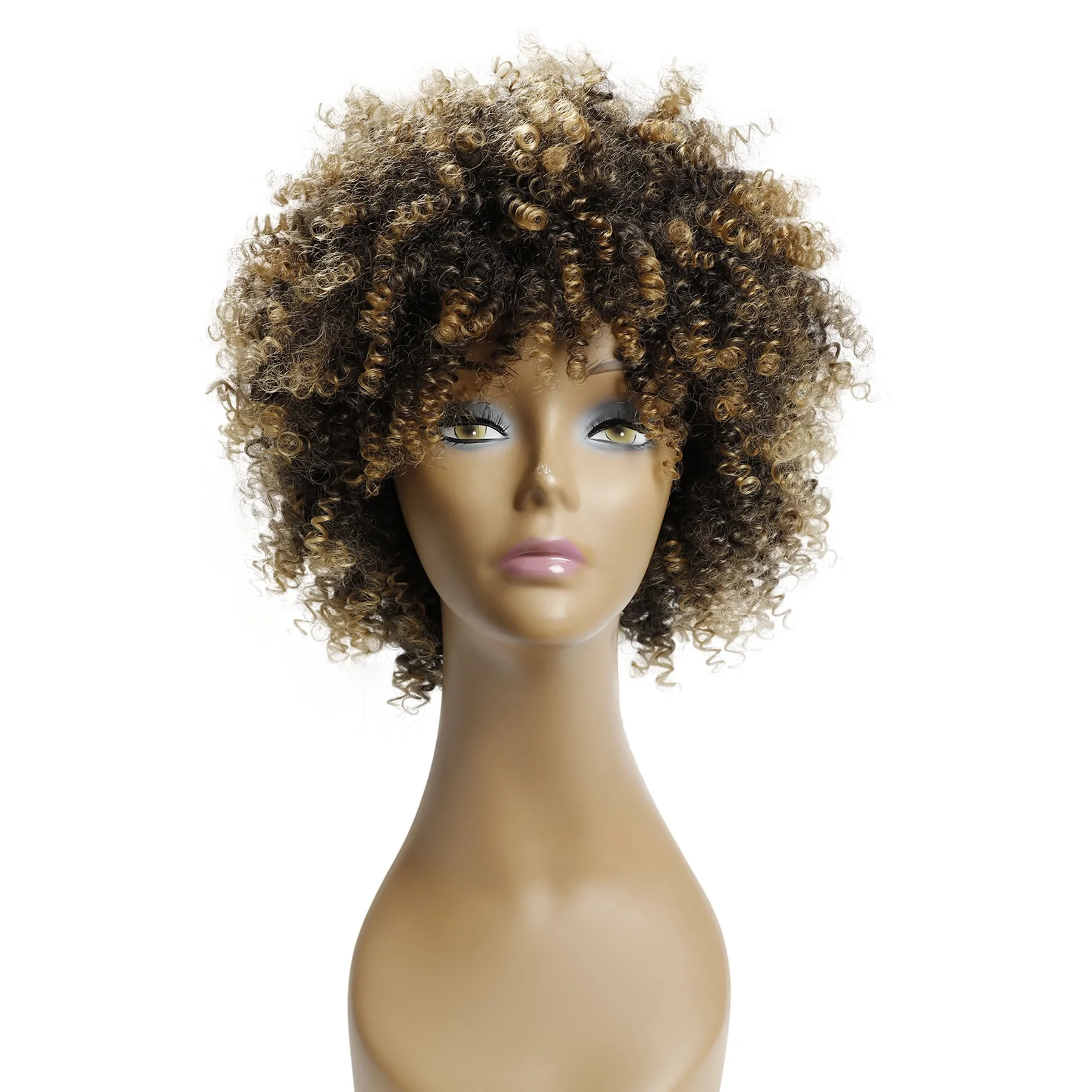 Popular African Natural Synthetic curly Hair Lace Front Wigs Brown Wig afro curl spring twist synthetic hair wig for black women
Popular African Natural Synthetic curly Hair Lace Front Wigs Brown Wig afro curl spring twist synthetic hair wig for black women