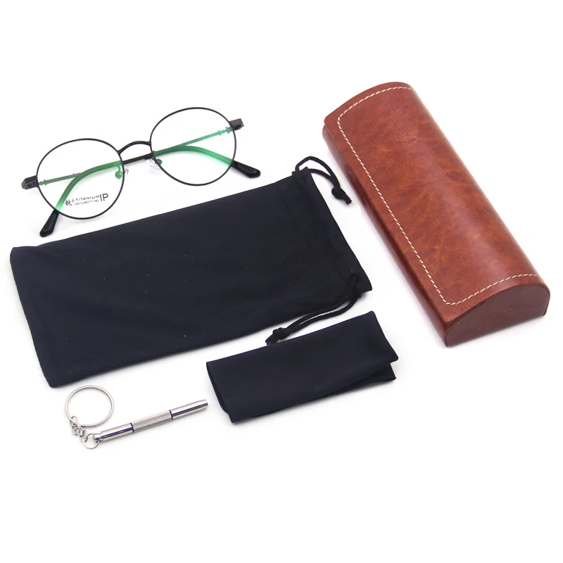 New Model Titanium Spectacle Eyewear China Wholesale Optical Eyeglasses Frame With Pouch
New Model Titanium Spectacle Eyewear China Wholesale Optical Eyeglasses Frame With Pouch