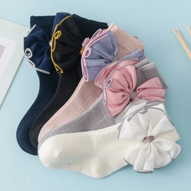 Custom Baby Girl Socks 2021 New Fashion High Quality Bow Long Socks Cute Soft Breathable Children Cotton Socks Dropshipping, 5 colors
Custom Baby Girl Socks 2021 New Fashion High Quality Bow Long Socks Cute Soft Breathable Children Cotton Socks Dropshipping, 5 colors