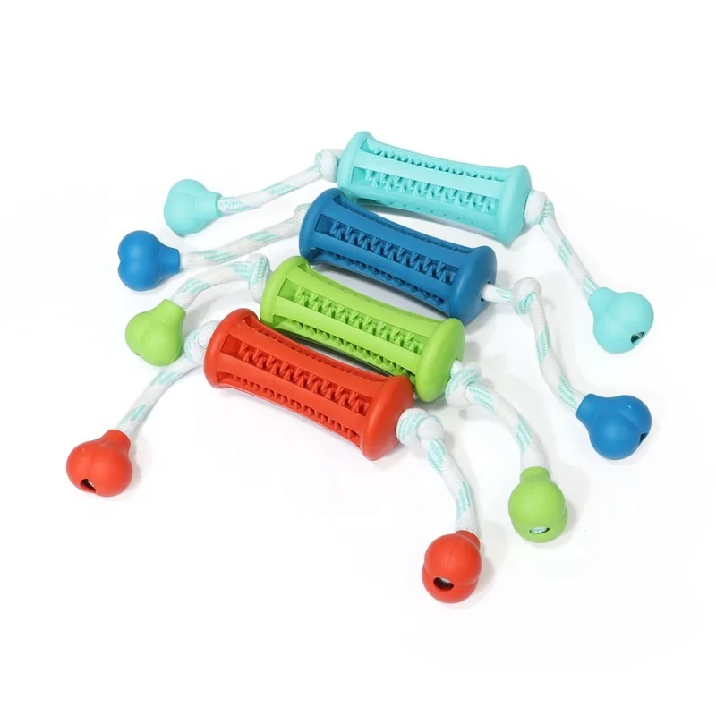 High Quality Custom TPR Pet Durable Chewers Dog Toy Tooth Cleaning Stick For Puppy Interactive Chew Toy With Rope, Multi
High Quality Custom TPR Pet Durable Chewers Dog Toy Tooth Cleaning Stick For Puppy Interactive Chew Toy With Rope, Multi