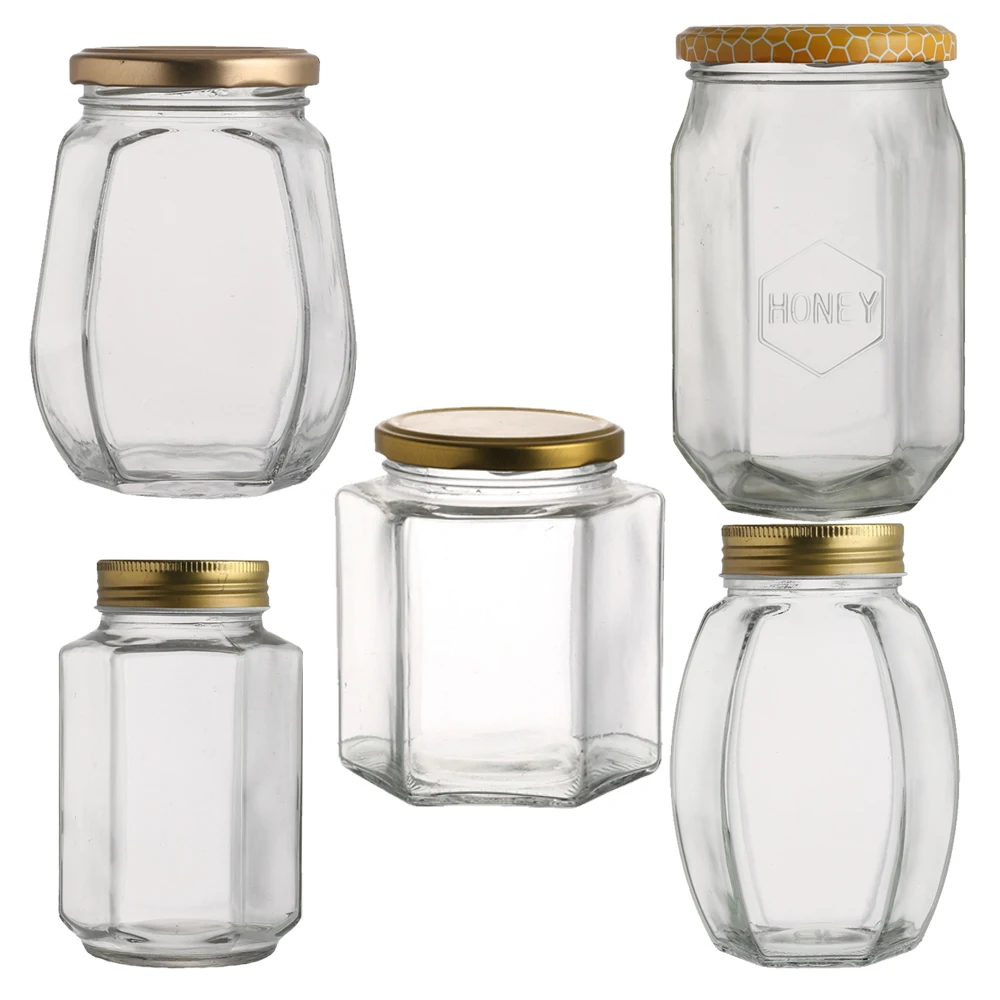 empty honey jars