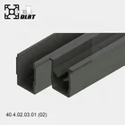 PVC Cover Ceiling Panel Aluminium Strip Rubber Insert