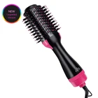 One step brush blow dryer hot air hair brush rotating styler with 110v and 220v hot air brush