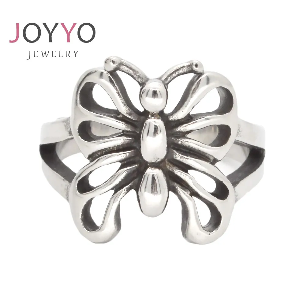 Fashion Jewelry Stainless Steel Vintage Butterfly Rings For Women Animal Finger Ring Gifts
Fashion Jewelry Stainless Steel Vintage Butterfly Rings For Women Animal Finger Ring Gifts