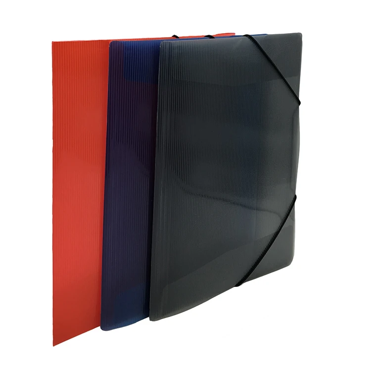 colorful transparent PP file folder