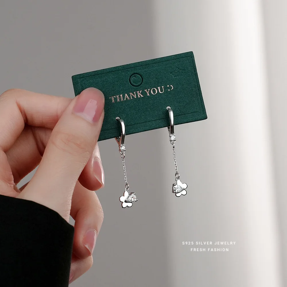 2024 Summer new elegant holiday jewelry 925 sterling silver tassel dangle flower hoop earrings for women
2024 Summer new elegant holiday jewelry 925 sterling silver tassel dangle flower hoop earrings for women