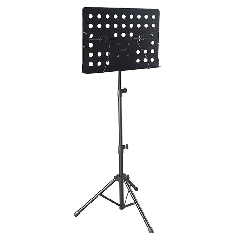 Music Conductor Folding Professional Metal Music Stand, Black 
Music Conductor Folding Professional Metal Music Stand, Black