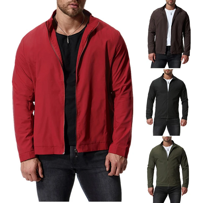Wholesale hot sale man 2020 fashion winter solid color stand collar jacket for men clothing, 4 colors
Wholesale hot sale man 2020 fashion winter solid color stand collar jacket for men clothing, 4 colors