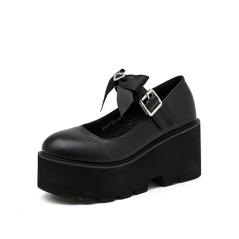 2021 fashion school style cute sweet ladies round toe black bow platform shoes for women
2021 fashion school style cute sweet ladies round toe black bow platform shoes for women