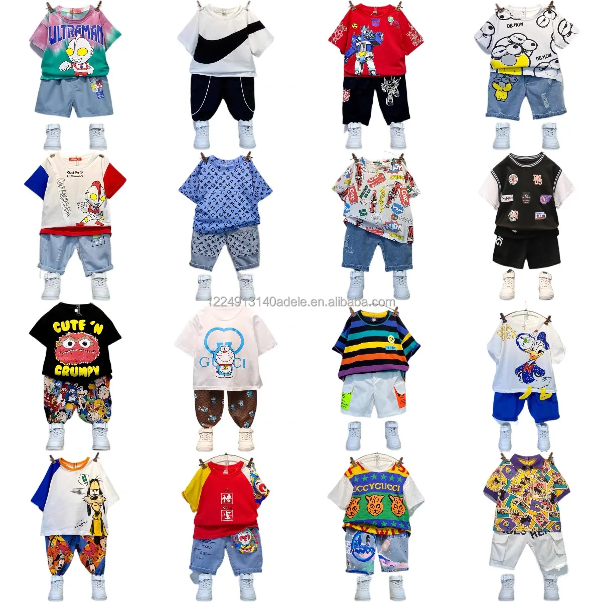 Boy & Girl Clothes Set Baby Wear Wholesale Children's Boutique sets Summer Kids tshirt + short suits
Boy & Girl Clothes Set Baby Wear Wholesale Children's Boutique sets Summer Kids tshirt + short suits