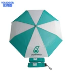 Custom AD Logo Manual Opening 3 Folding Rain Umbrella