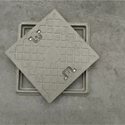 Plastic Rebar Multicolor 600x600mmSGS Electrical Manhole Plastic Fiberglass Manhole Cover With Rebar Frame