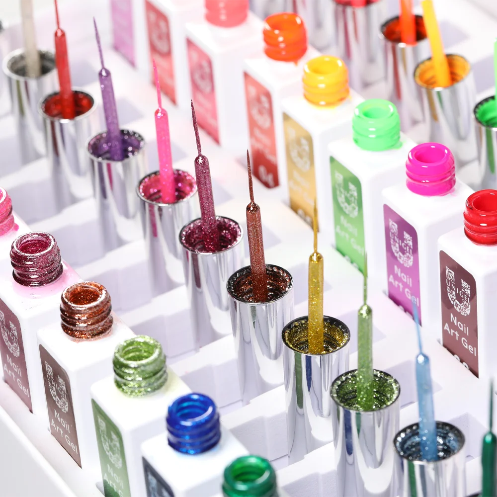 Unigel Professional Nail Art Gel 10ml Nail Liner Painting Gel Polish UV Gel Polish, 48 colors
Unigel Professional Nail Art Gel 10ml Nail Liner Painting Gel Polish UV Gel Polish, 48 colors