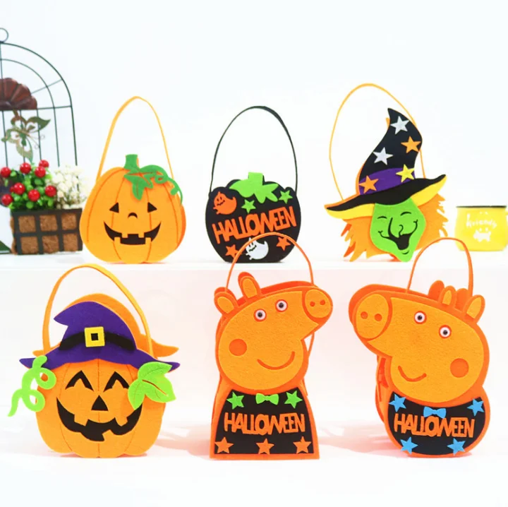 Halloween Decorations And Props Hand-held Candy Non-woven Three-dimensional Gift Bag Pumpkin Bag Pumpkin Bag YGC-311, White+color
Halloween Decorations And Props Hand-held Candy Non-woven Three-dimensional Gift Bag Pumpkin Bag Pumpkin Bag YGC-311, White+color