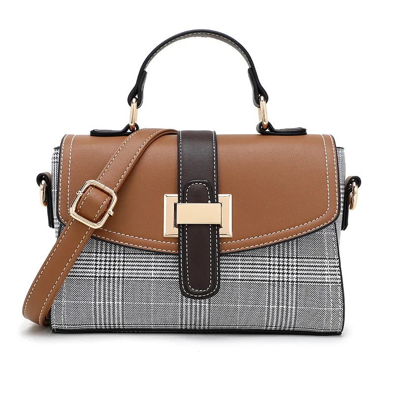 Customized rectangular fashion elegant lady leather handbag lady handbag, Striped brown/striped apricot/striped black/black/brown/apricot
Customized rectangular fashion elegant lady leather handbag lady handbag, Striped brown/striped apricot/striped black/black/brown/apricot