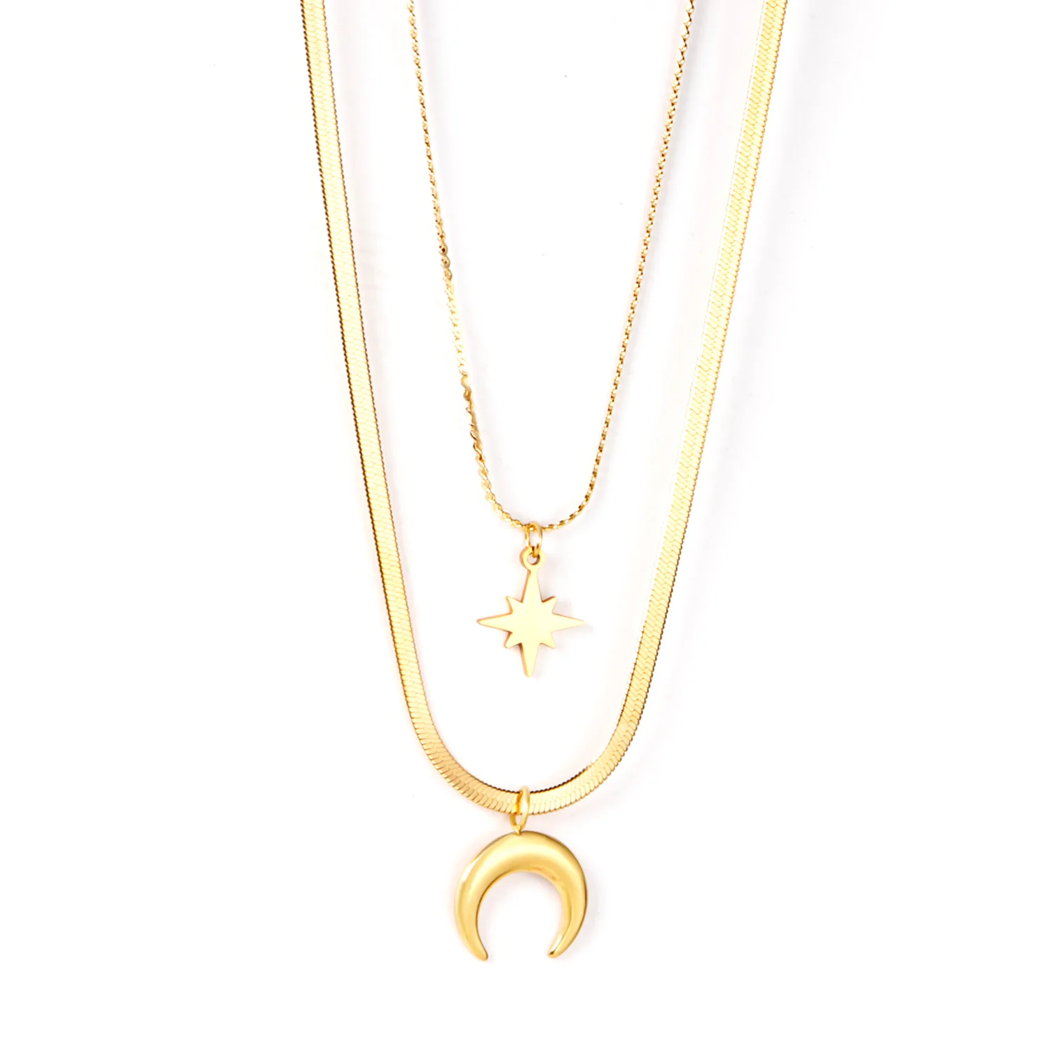 Wholesale custom moon shape Valentine's Day jewelry gift gold-plated necklace for girlfriend
Wholesale custom moon shape Valentine's Day jewelry gift gold-plated necklace for girlfriend