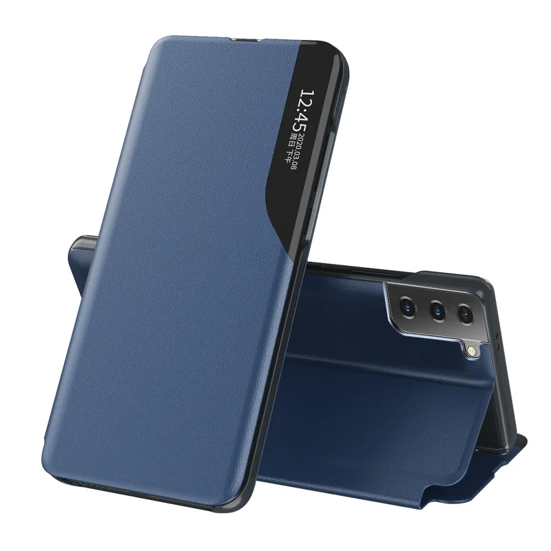 For Samsung Galaxy S21 Plus Smart Clear View Side Window Stand Magnetic Flip Leather Phone Case For Samsung Note 20 Ultra/S21 Fe
For Samsung Galaxy S21 Plus Smart Clear View Side Window Stand Magnetic Flip Leather Phone Case For Samsung Note 20 Ultra/S21 Fe