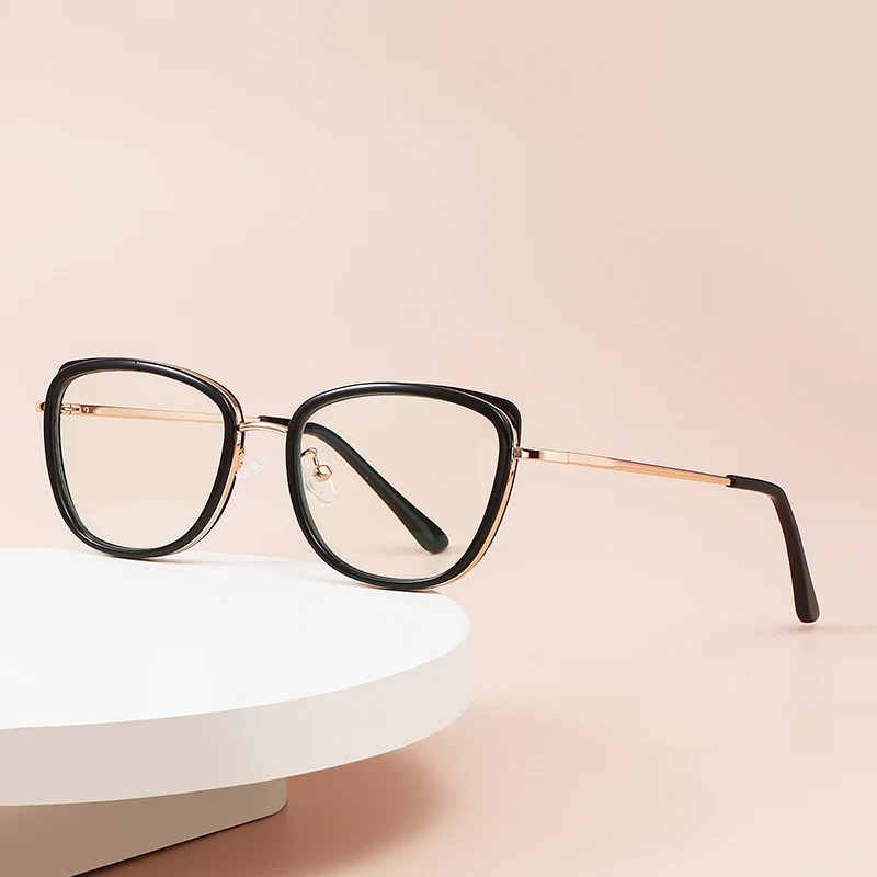 Top Fashion Accessories Wholesale Designer Metal TR90 Cat Eye Frame Anti Blue Light Block Optical Eyeglasses Glass, Picture shows or customized
Top Fashion Accessories Wholesale Designer Metal TR90 Cat Eye Frame Anti Blue Light Block Optical Eyeglasses Glass, Picture shows or customized