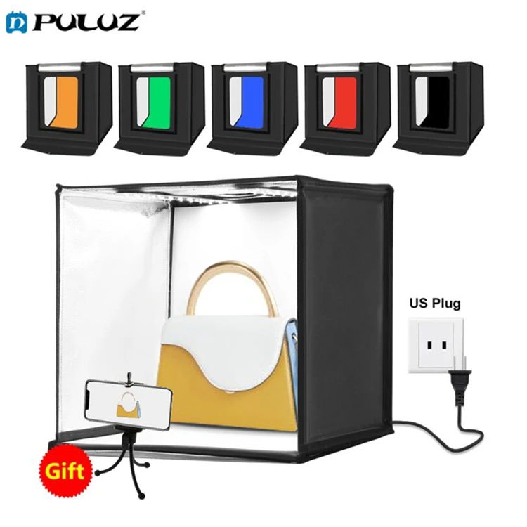 Direct Manufacturer Puluz 60cmX60cmX60cm Light Tent LED 5500K White Light Dimmable Mini 36W Photography Studio Tent Kit
Direct Manufacturer Puluz 60cmX60cmX60cm Light Tent LED 5500K White Light Dimmable Mini 36W Photography Studio Tent Kit