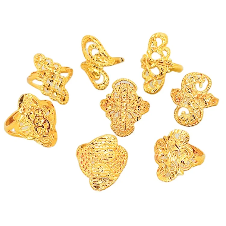 Antique Style 80'S Style Gold Plated Wedding Ring Gypsophila Flower Butterfly Ring Jewelry Korean Open Adjustable Index Finger
Antique Style 80'S Style Gold Plated Wedding Ring Gypsophila Flower Butterfly Ring Jewelry Korean Open Adjustable Index Finger