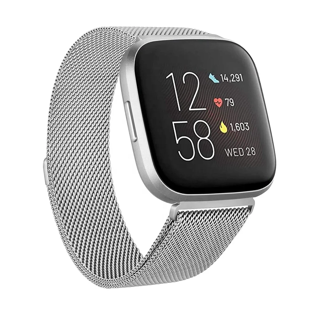 Stainless Steel Milanese Mesh Loop For Versa 2 / Versa Lite Metal Watch Band, Silver, black, rose gold, etc.
Stainless Steel Milanese Mesh Loop For Versa 2 / Versa Lite Metal Watch Band, Silver, black, rose gold, etc.