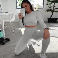 Winter Autumn Thicken Yoga Set Women Long Sleeve Fitness Yoga Women Leggings+Crop Shirts Tight Running Sportswear Set Tracksuit
Winter Autumn Thicken Yoga Set Women Long Sleeve Fitness Yoga Women Leggings+Crop Shirts Tight Running Sportswear Set Tracksuit