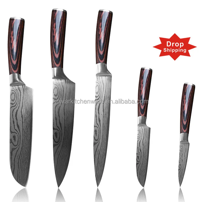 5 piece dough cutter carving cake fish camping with houshold stainless custom handle minimalist non stick high end knife set, Silver
5 piece dough cutter carving cake fish camping with houshold stainless custom handle minimalist non stick high end knife set, Silver